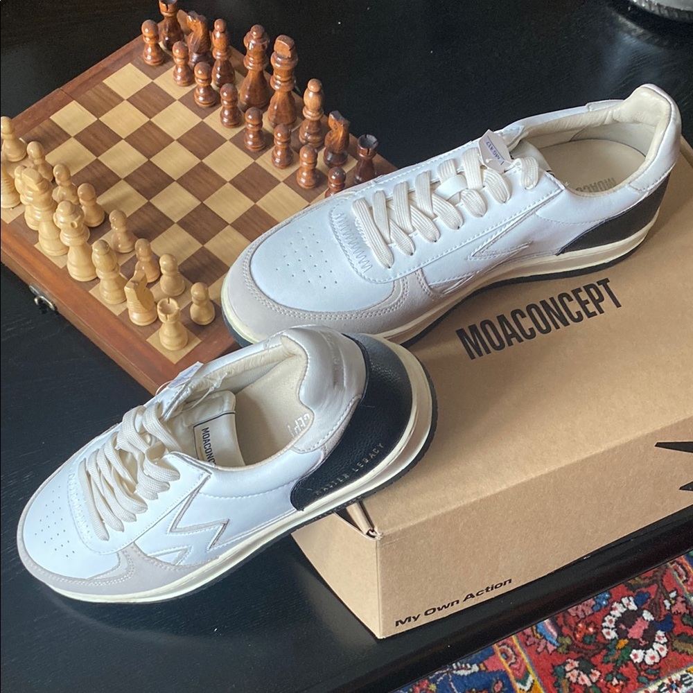 From Italy, Leather Sneakers